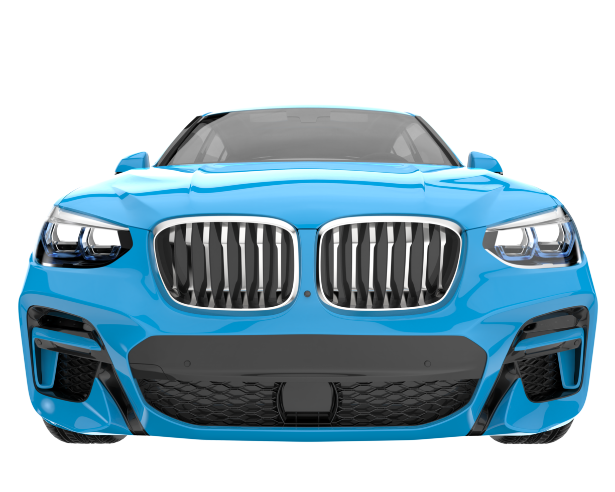 Realistic SUV isolated on transparent background. 3d rendering - illustration png