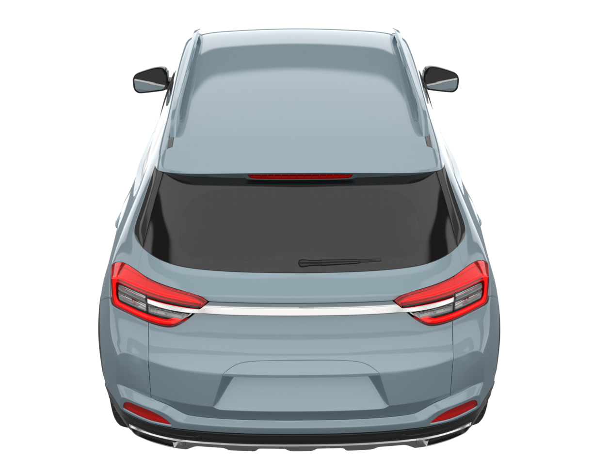 Realistic SUV isolated on transparent background. 3d rendering - illustration png