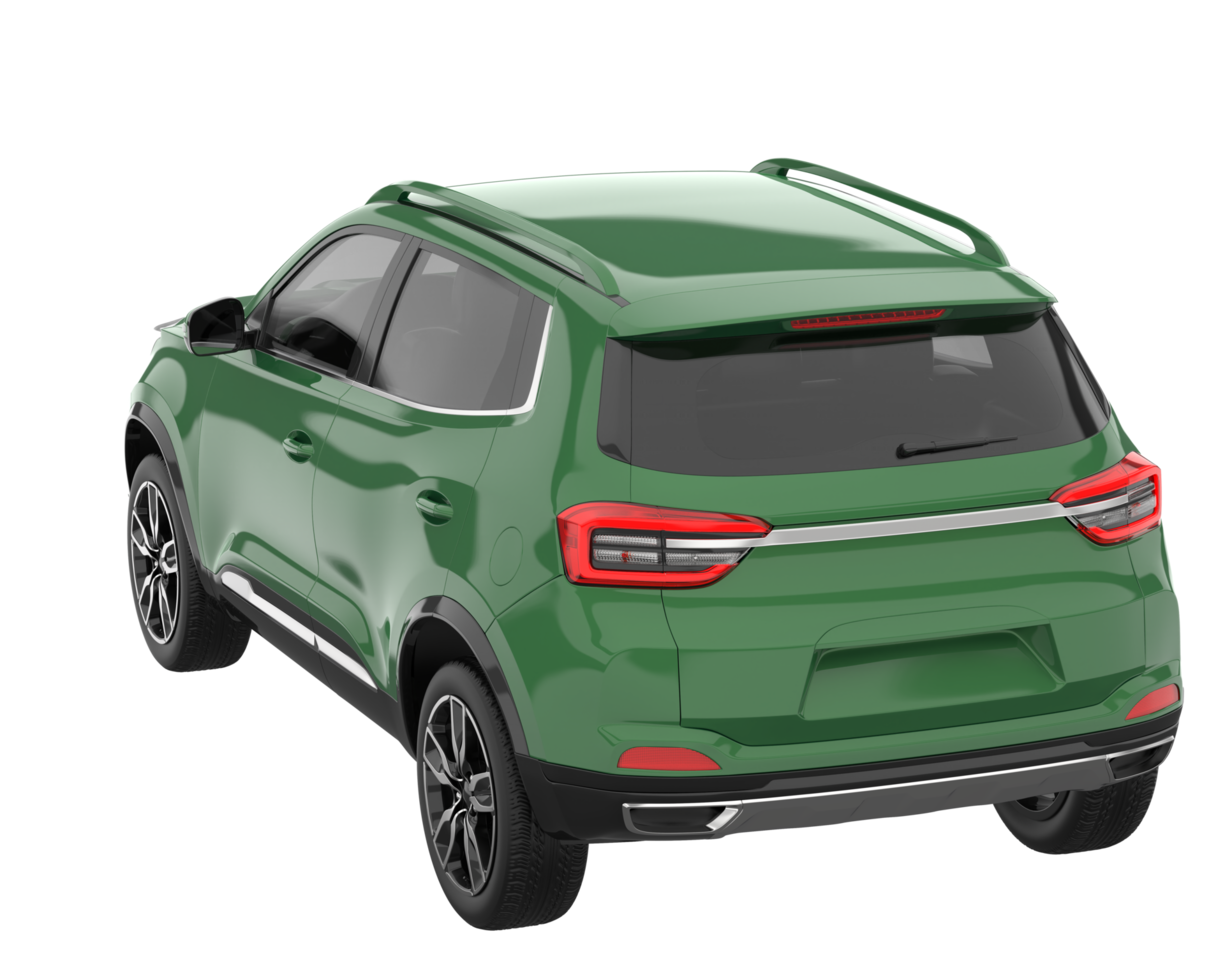 Realistic SUV isolated on transparent background. 3d rendering - illustration png
