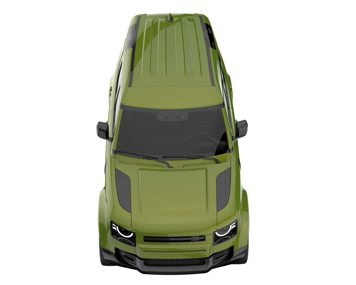 Realistic SUV isolated on transparent background. 3d rendering - illustration png
