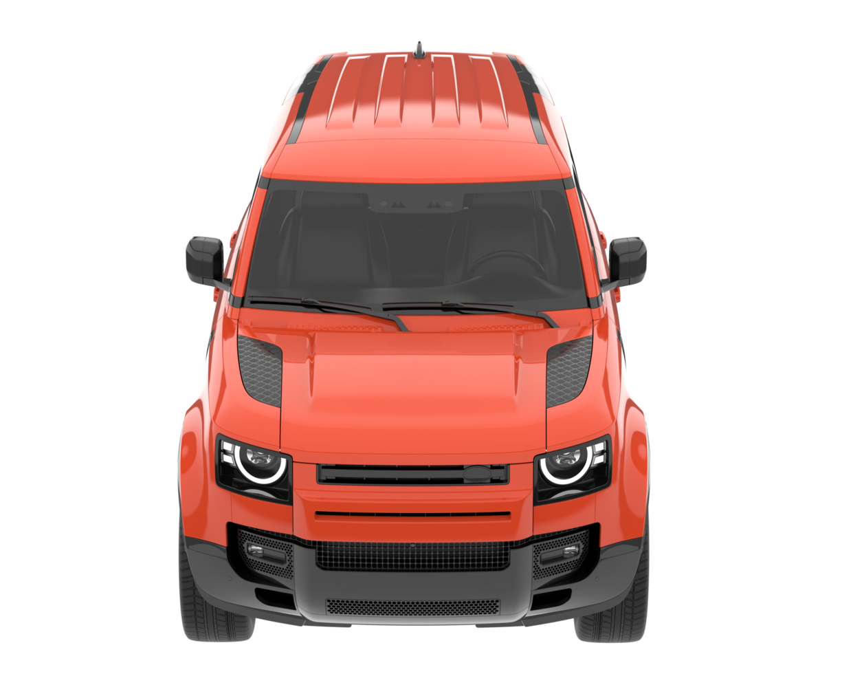 Realistic SUV isolated on transparent background. 3d rendering - illustration png