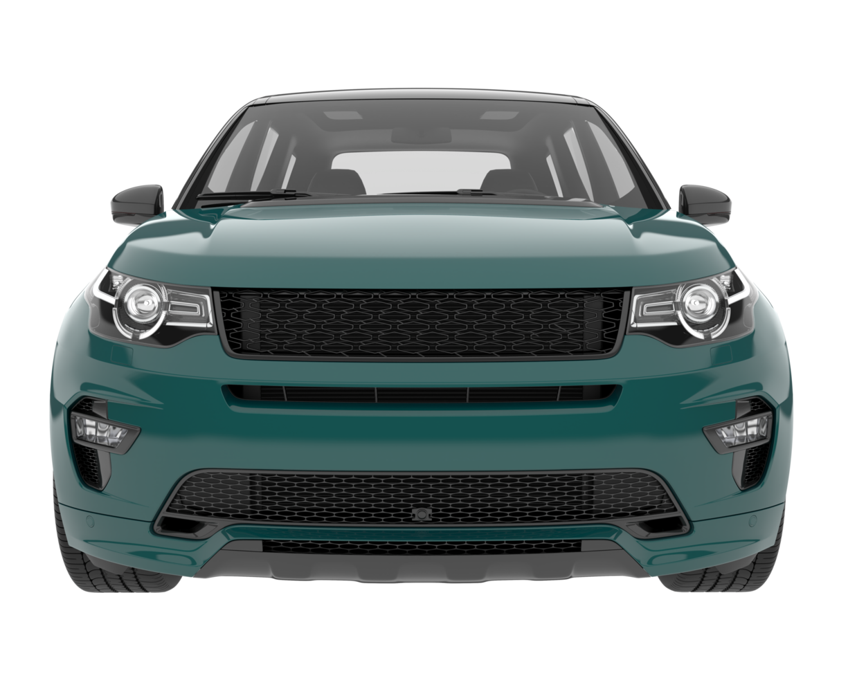 Realistic SUV isolated on transparent background. 3d rendering - illustration png