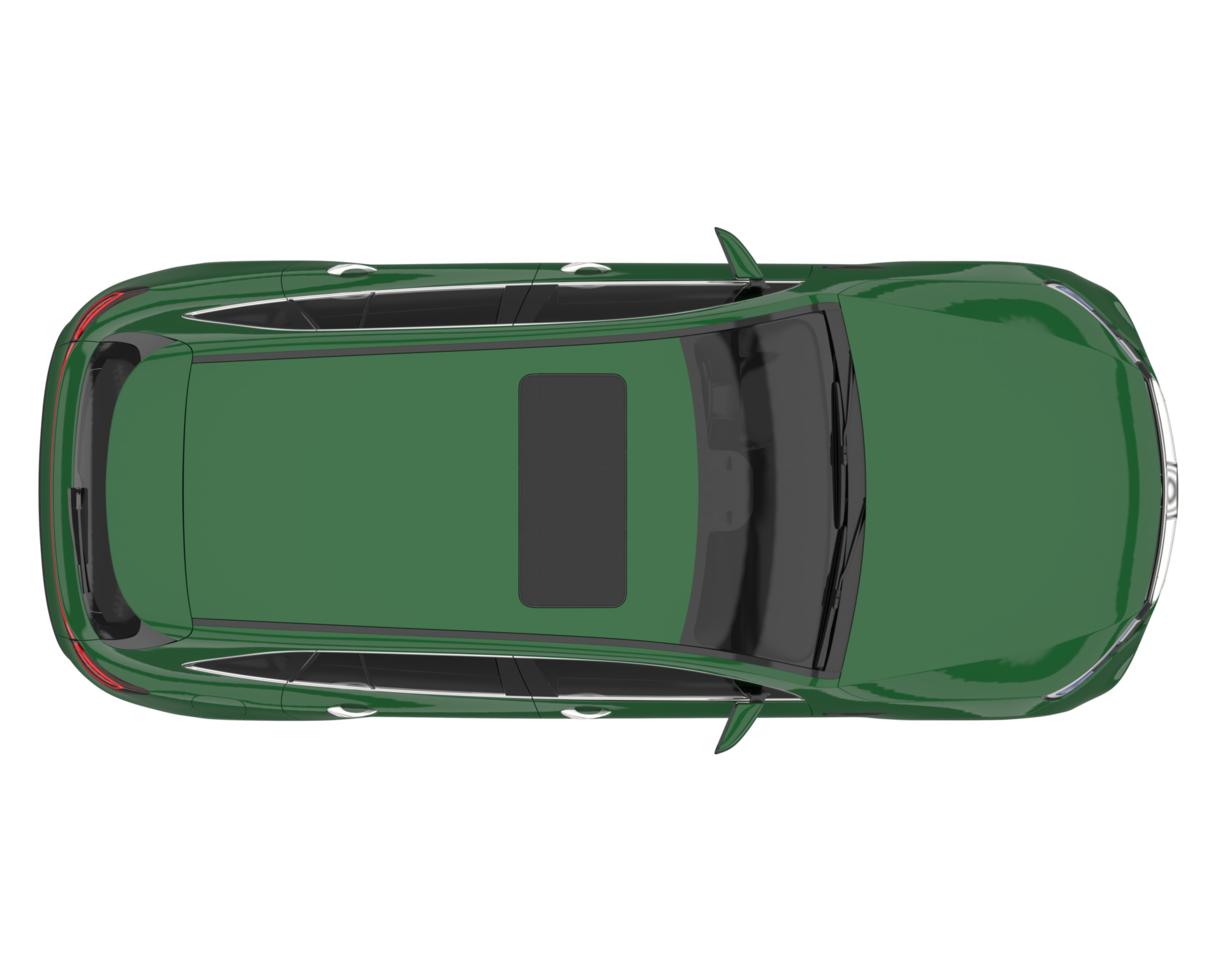 Realistic SUV isolated on transparent background. 3d rendering - illustration png