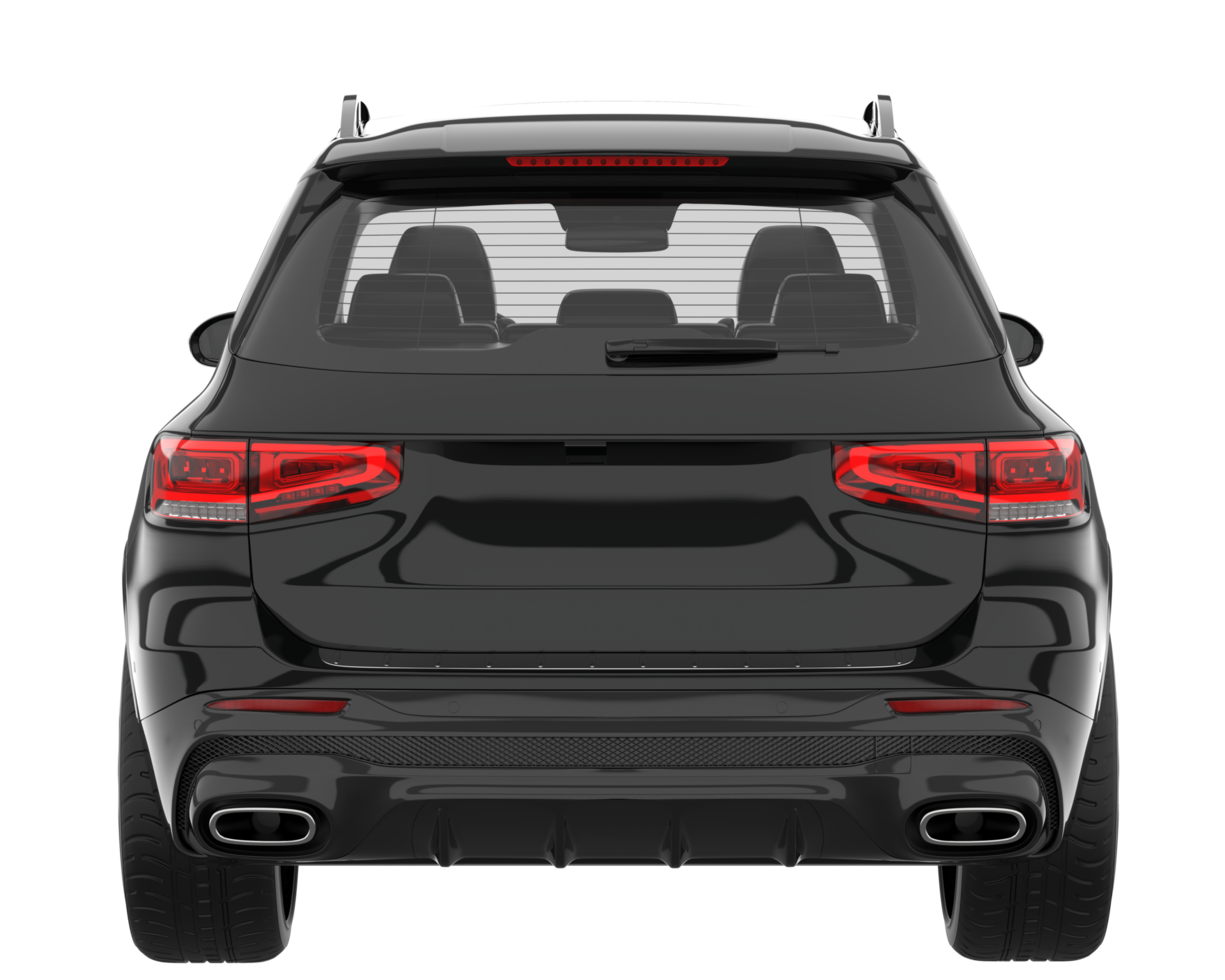 Realistic SUV isolated on transparent background. 3d rendering - illustration png