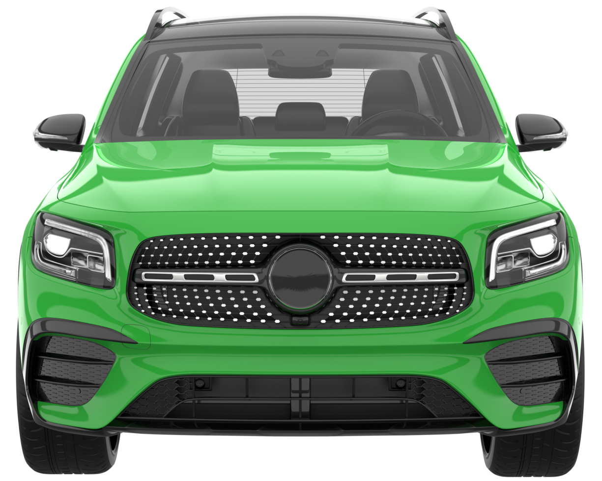 Realistic SUV isolated on transparent background. 3d rendering - illustration png