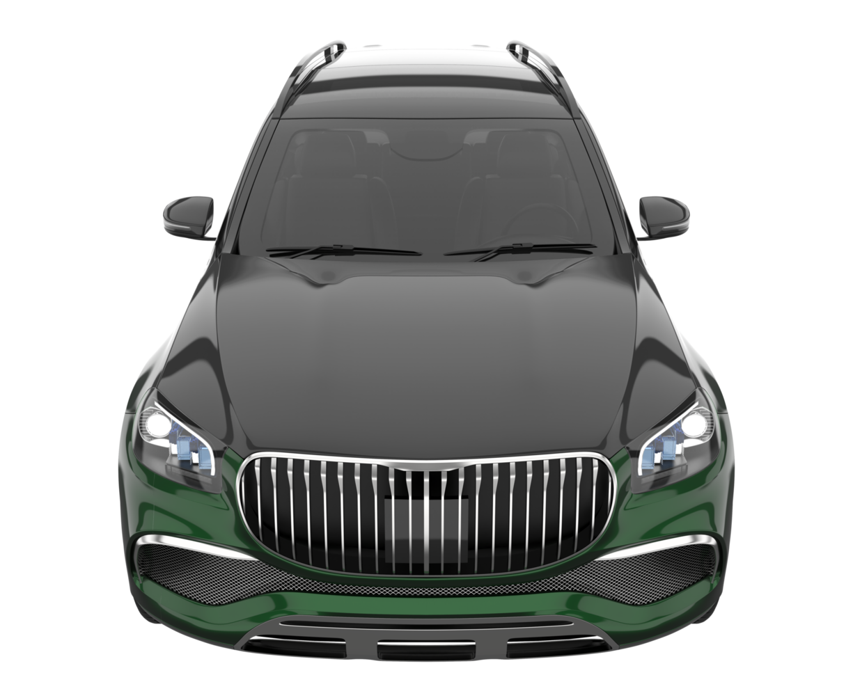 Realistic SUV isolated on transparent background. 3d rendering - illustration png