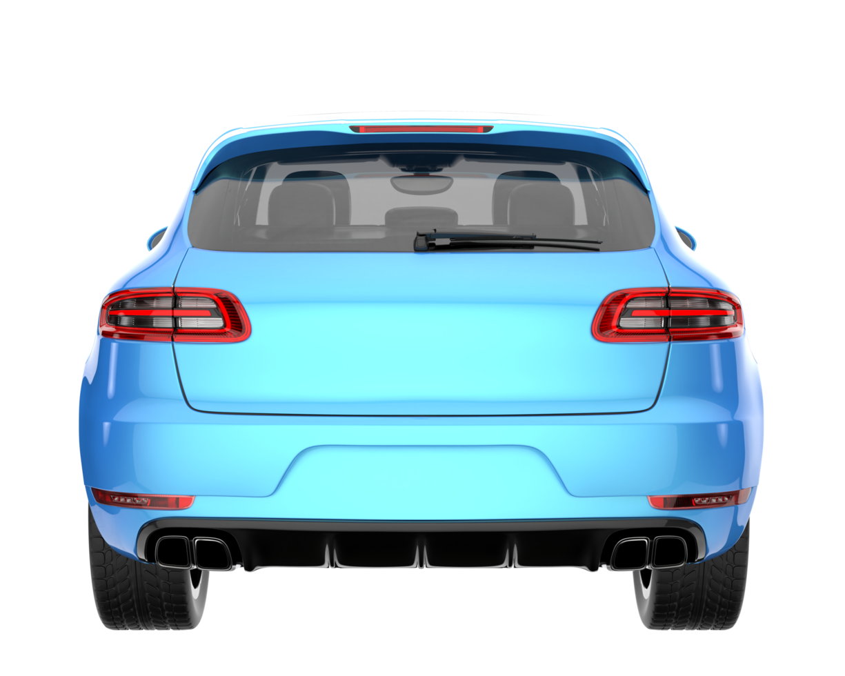 Realistic SUV isolated on transparent background. 3d rendering - illustration png