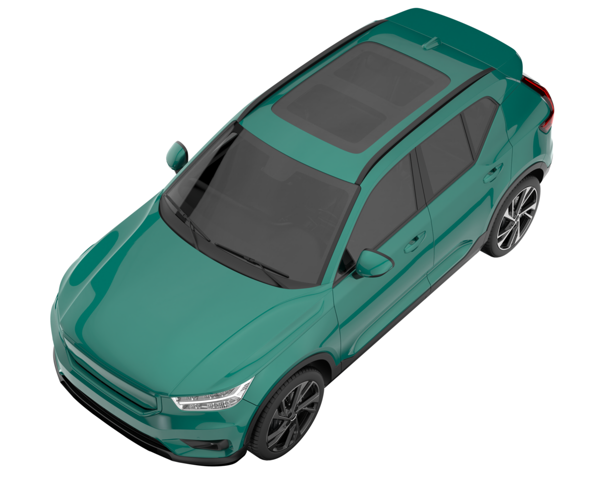 Realistic SUV isolated on transparent background. 3d rendering - illustration png