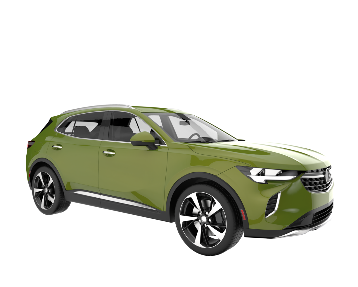 Realistic SUV isolated on transparent background. 3d rendering - illustration png