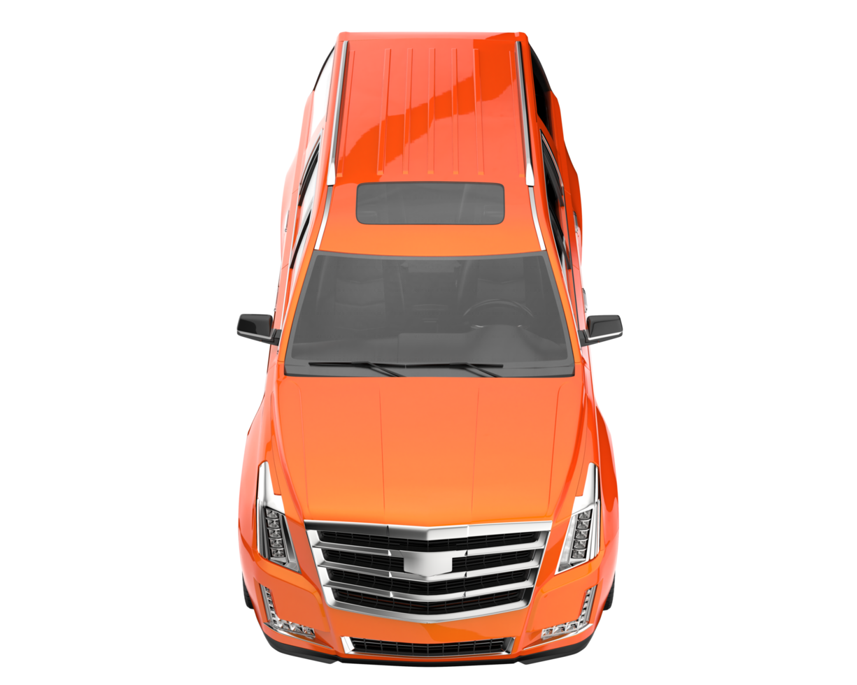 Realistic SUV isolated on transparent background. 3d rendering - illustration png