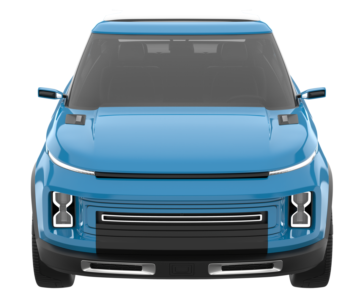Realistic SUV isolated on transparent background. 3d rendering - illustration png