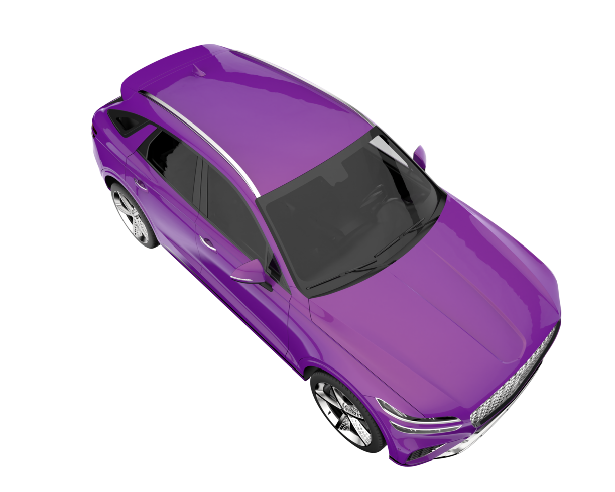 suv réaliste isolé sur fond transparent. rendu 3d - illustration png