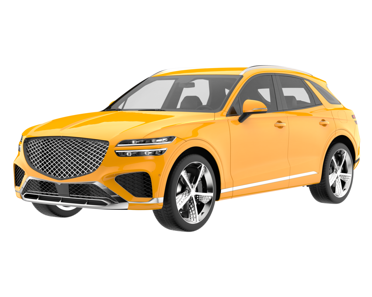 suv realista isolado em fundo transparente. renderização 3D - ilustração png