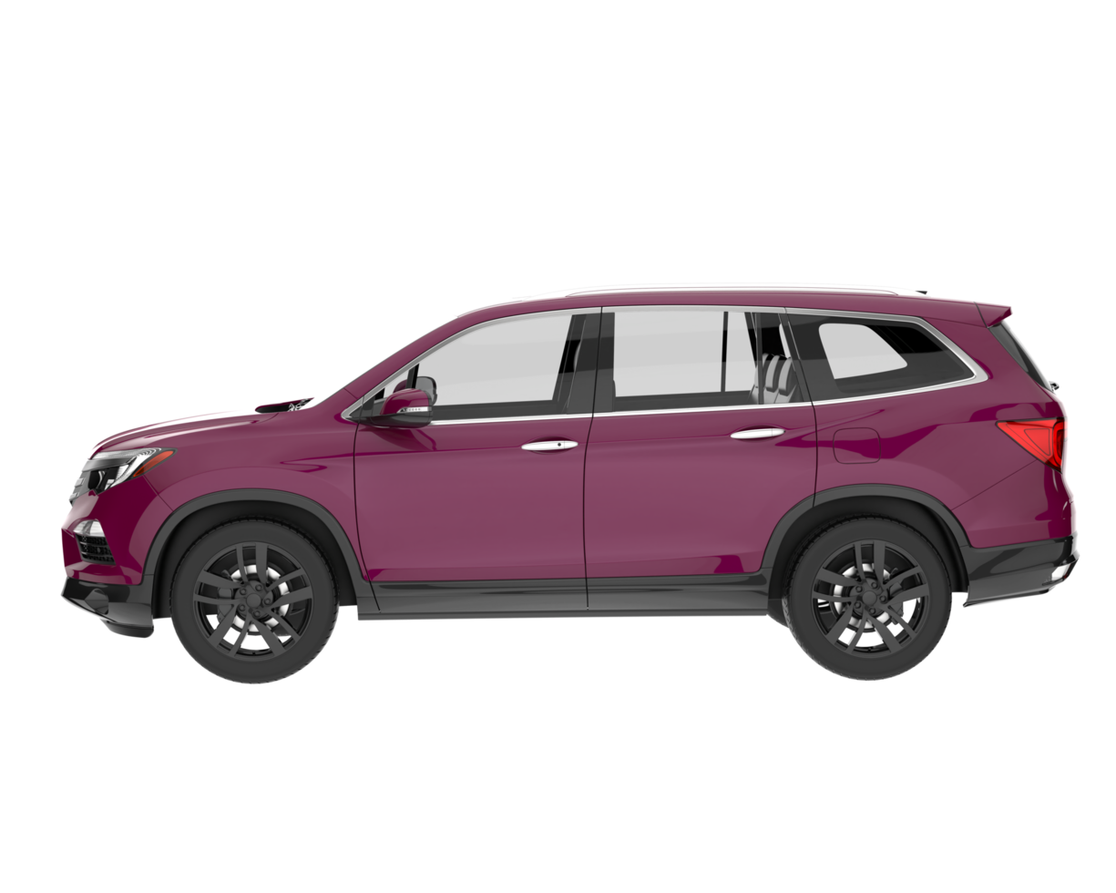 Realistic SUV isolated on transparent background. 3d rendering - illustration png