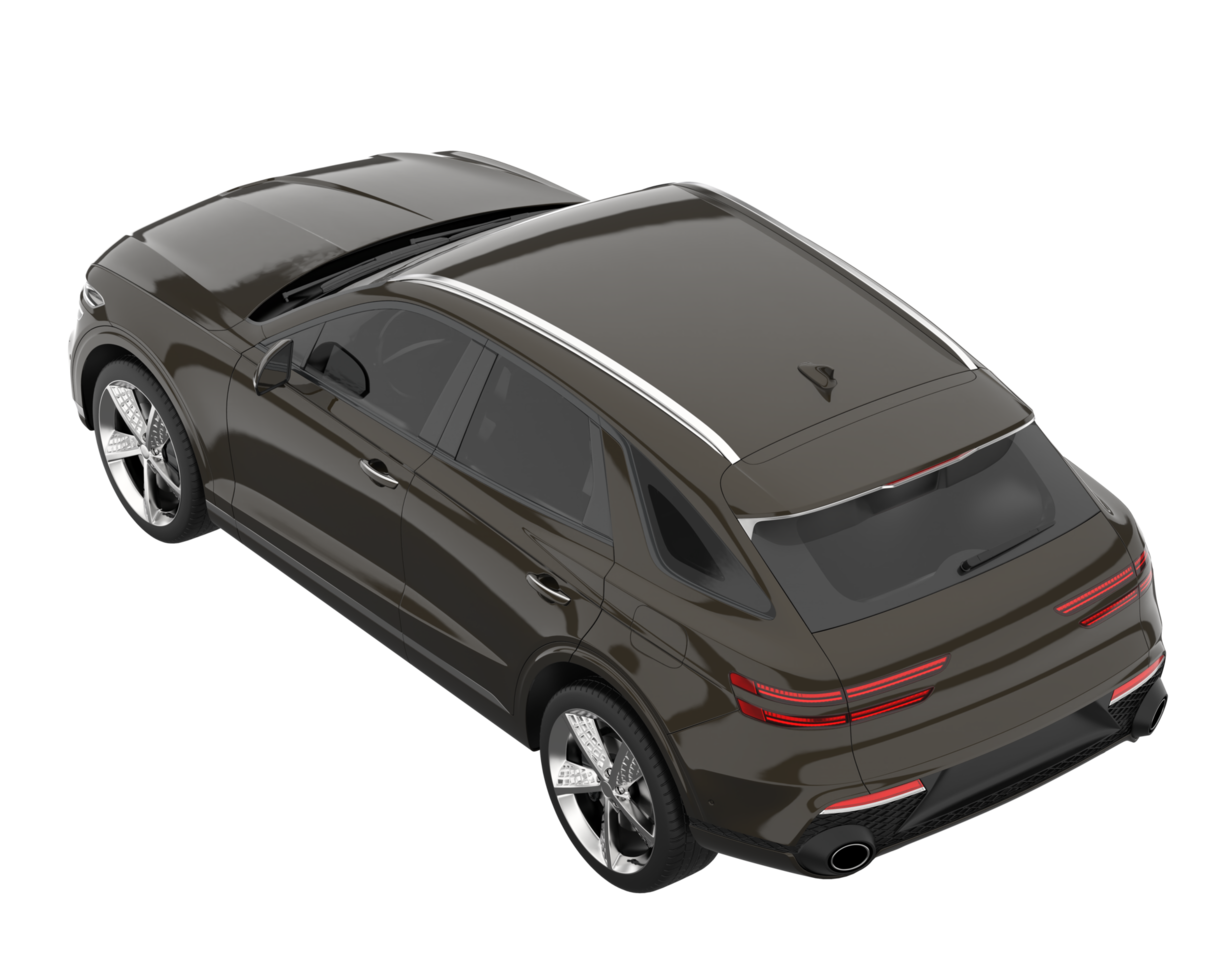 Realistic SUV isolated on transparent background. 3d rendering - illustration png