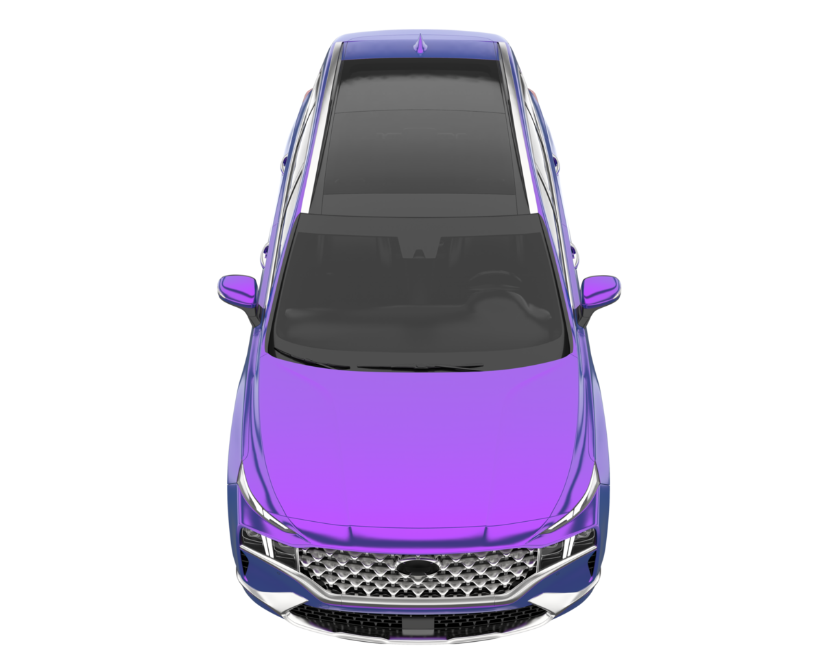 Realistic SUV isolated on transparent background. 3d rendering - illustration png