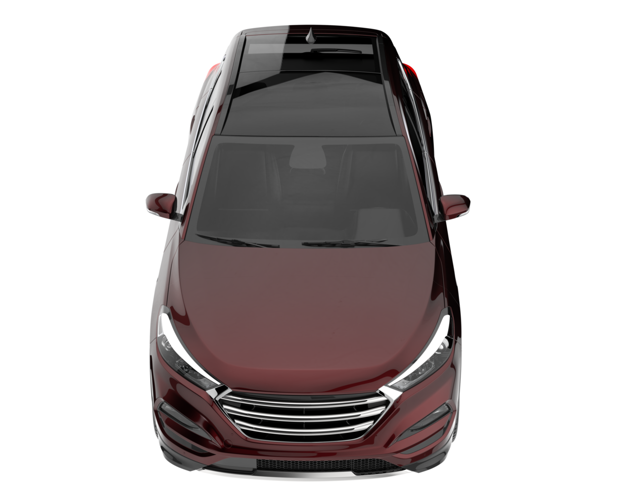 Realistic SUV isolated on transparent background. 3d rendering - illustration png