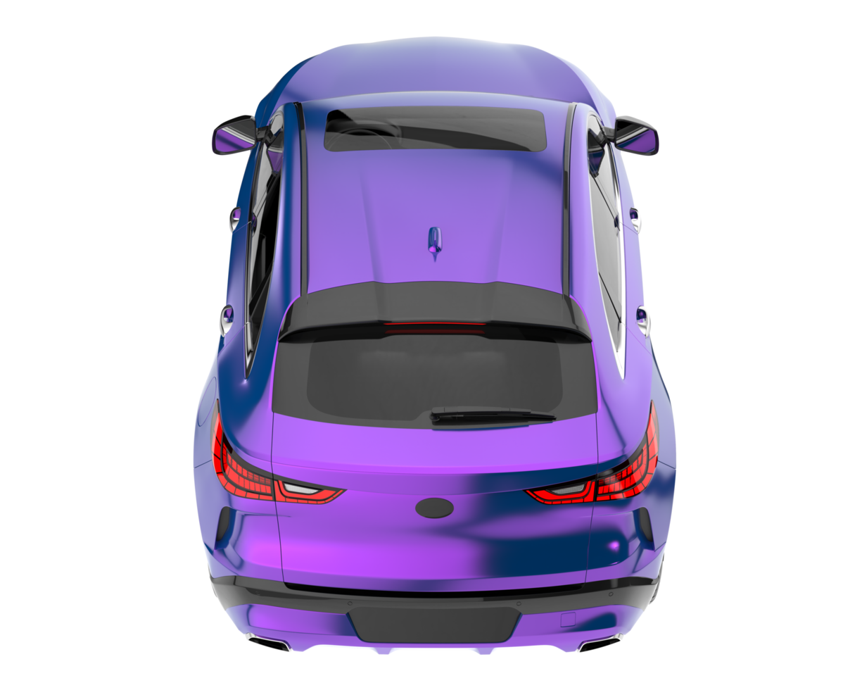 Realistic SUV isolated on transparent background. 3d rendering - illustration png