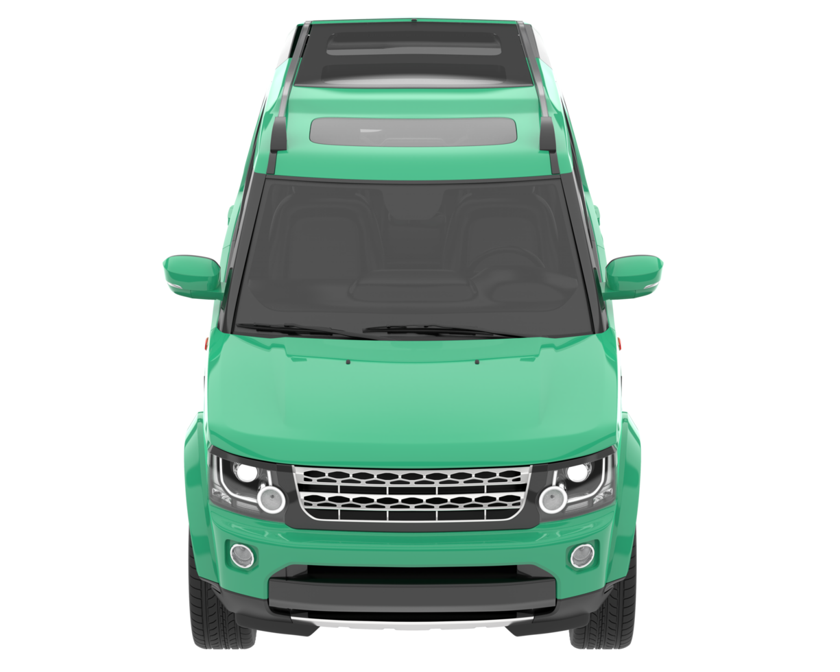 Realistic SUV isolated on transparent background. 3d rendering - illustration png