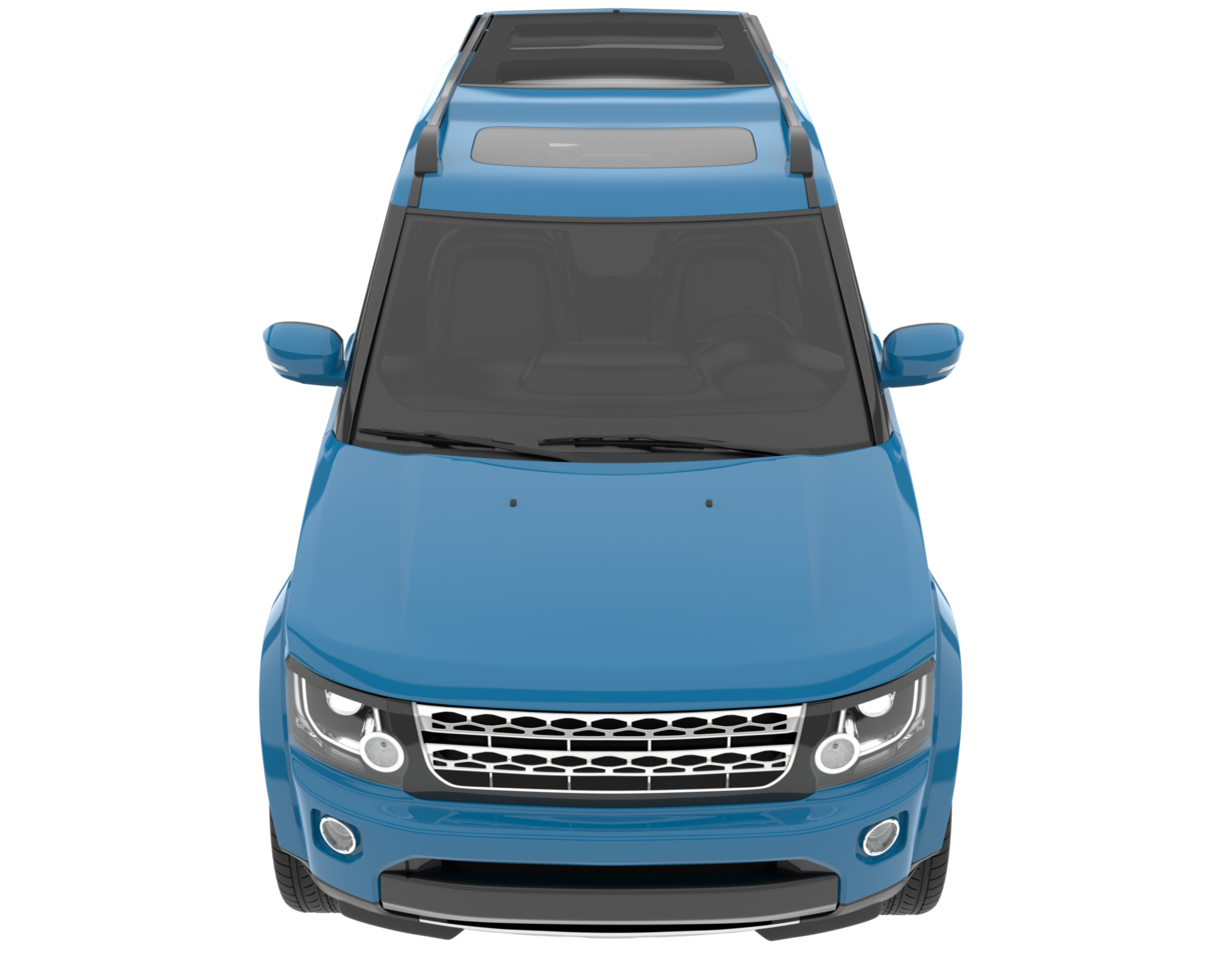 Realistic SUV isolated on transparent background. 3d rendering - illustration png