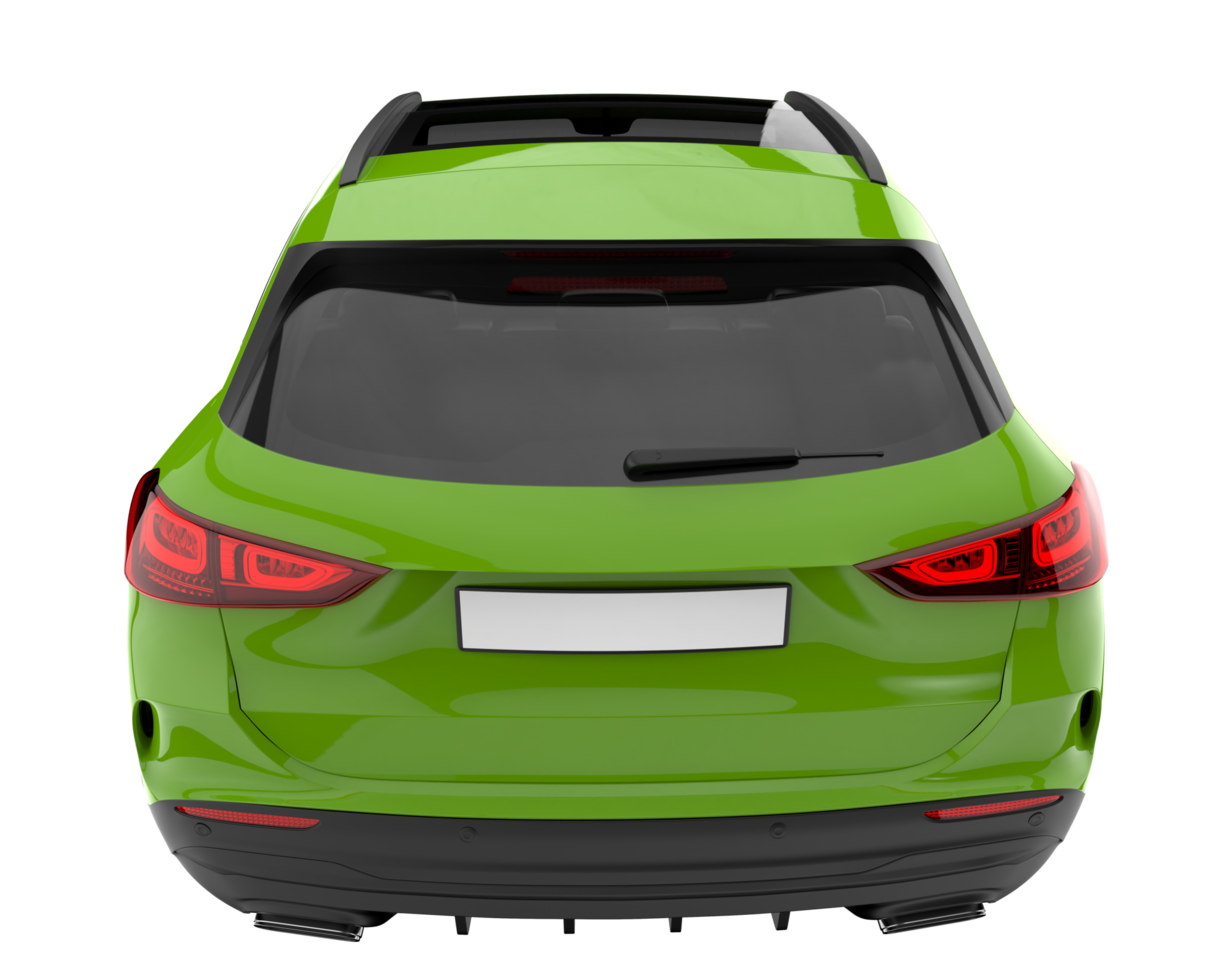 Realistic SUV isolated on transparent background. 3d rendering - illustration png
