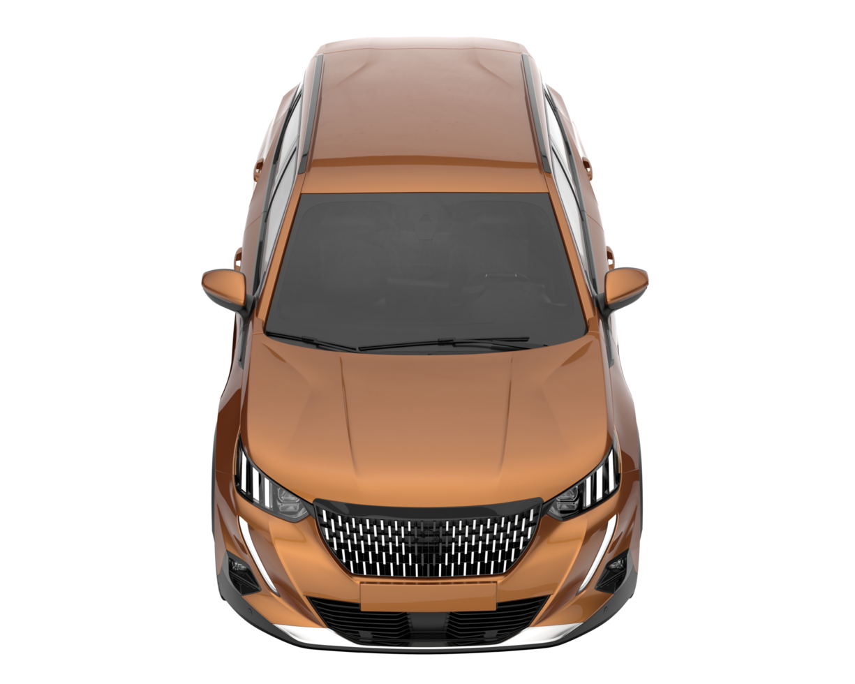 Realistic SUV isolated on transparent background. 3d rendering - illustration png