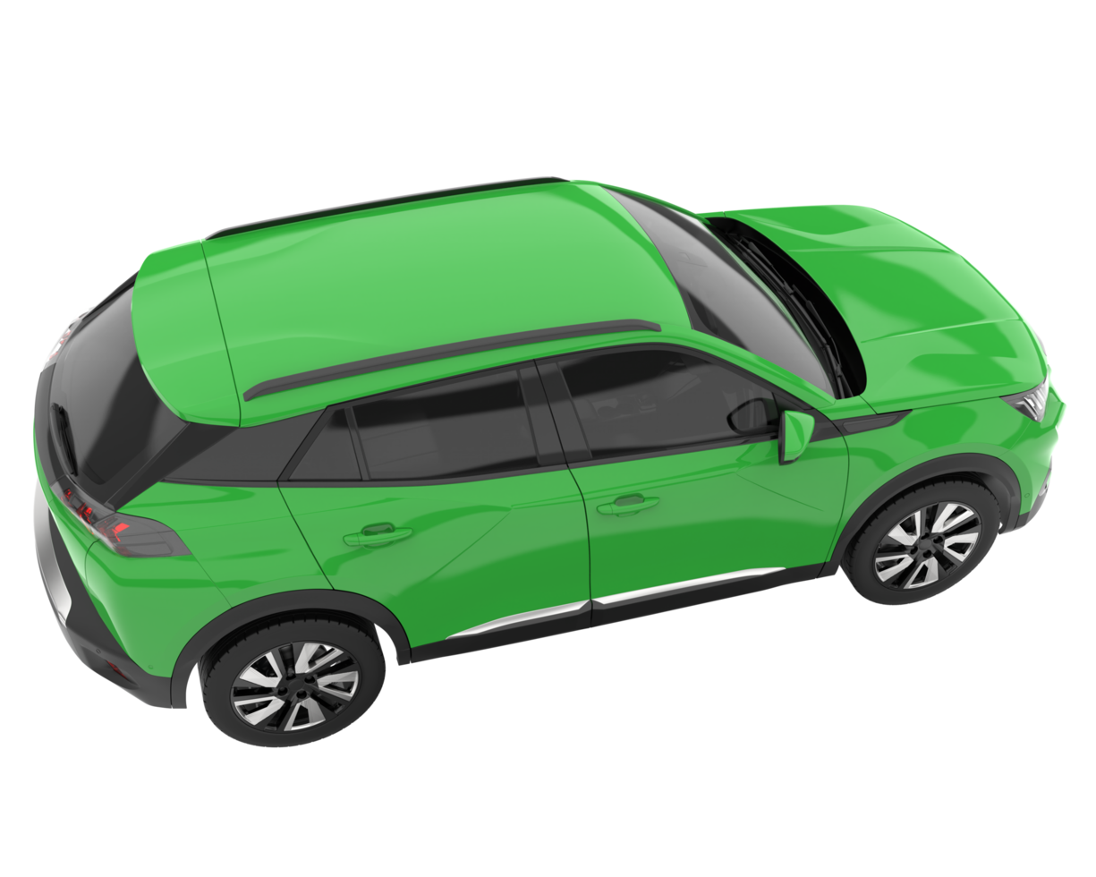 Realistic SUV isolated on transparent background. 3d rendering - illustration png