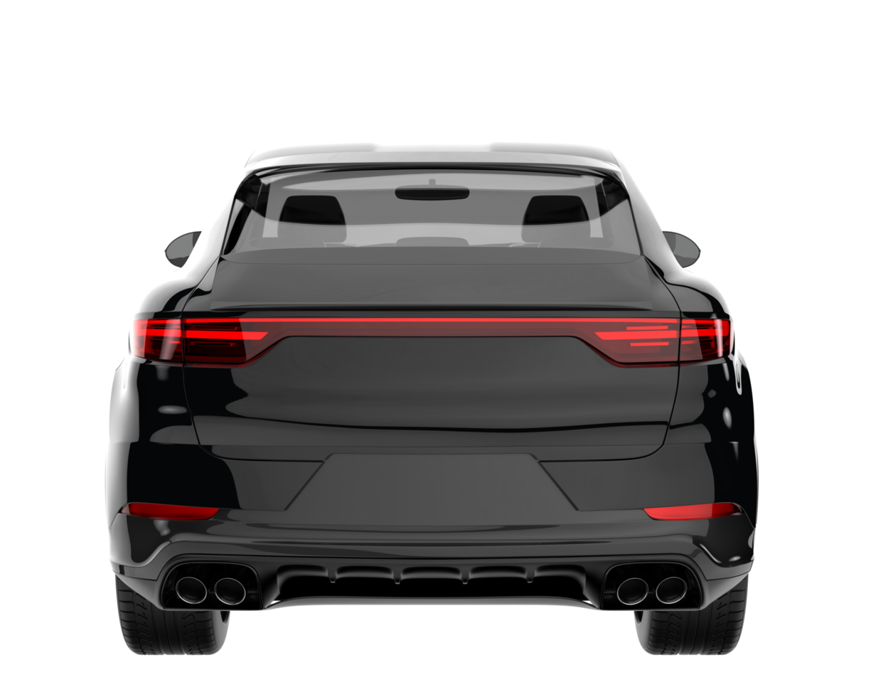 Realistic SUV isolated on transparent background. 3d rendering - illustration png