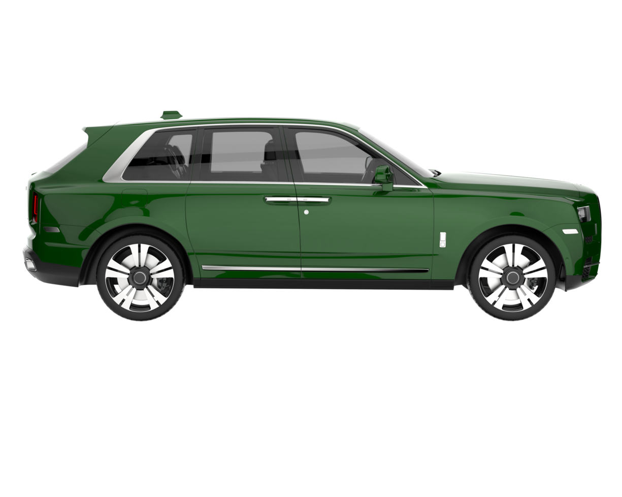 Realistic SUV isolated on transparent background. 3d rendering - illustration png