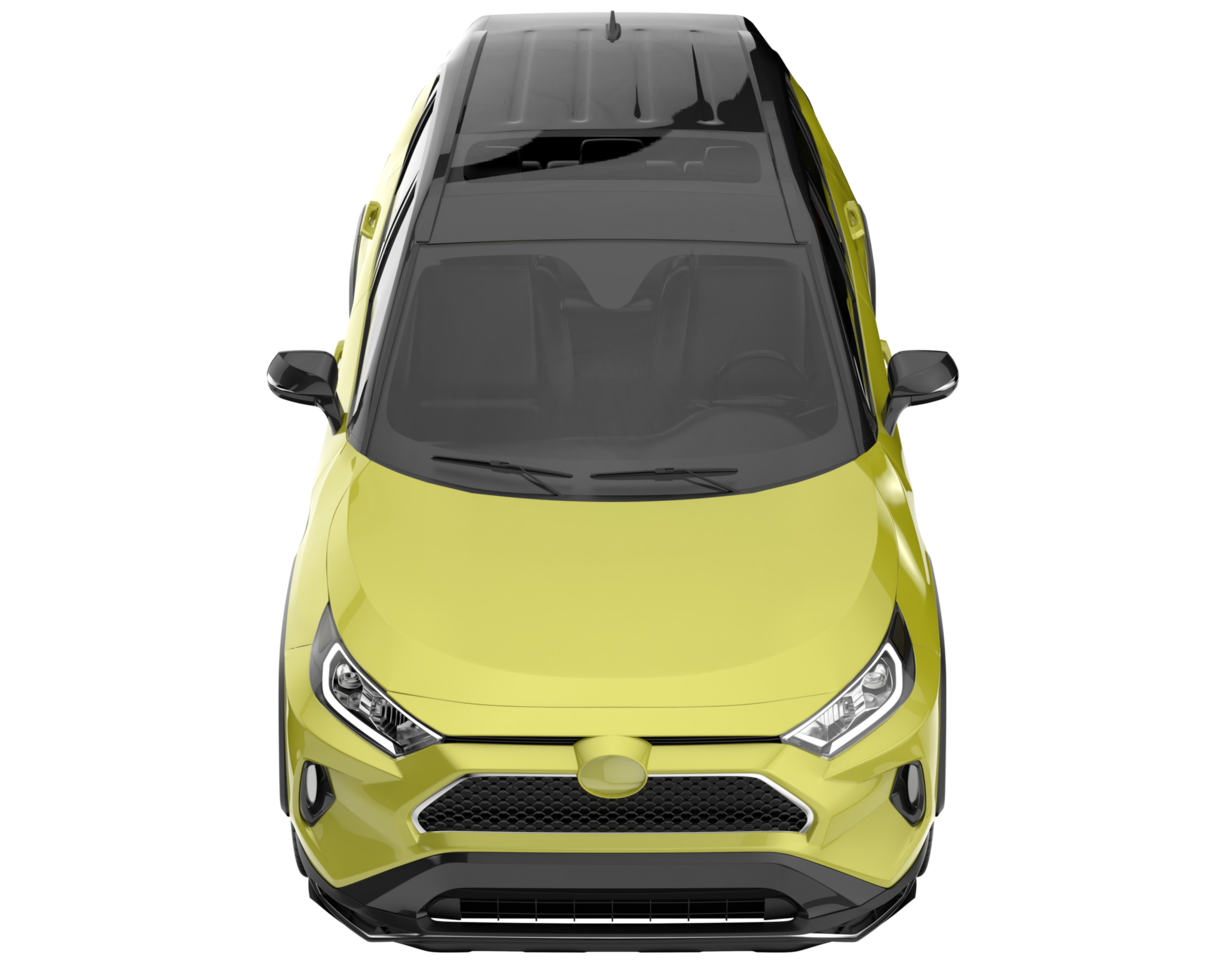 Realistic SUV isolated on transparent background. 3d rendering - illustration png