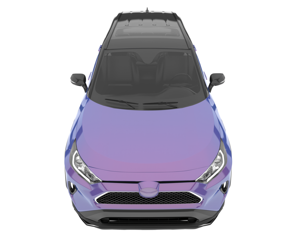 Sport car isolated on transparent background. 3d rendering - illustration png