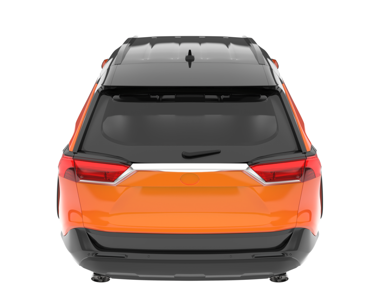Sport car isolated on transparent background. 3d rendering - illustration png