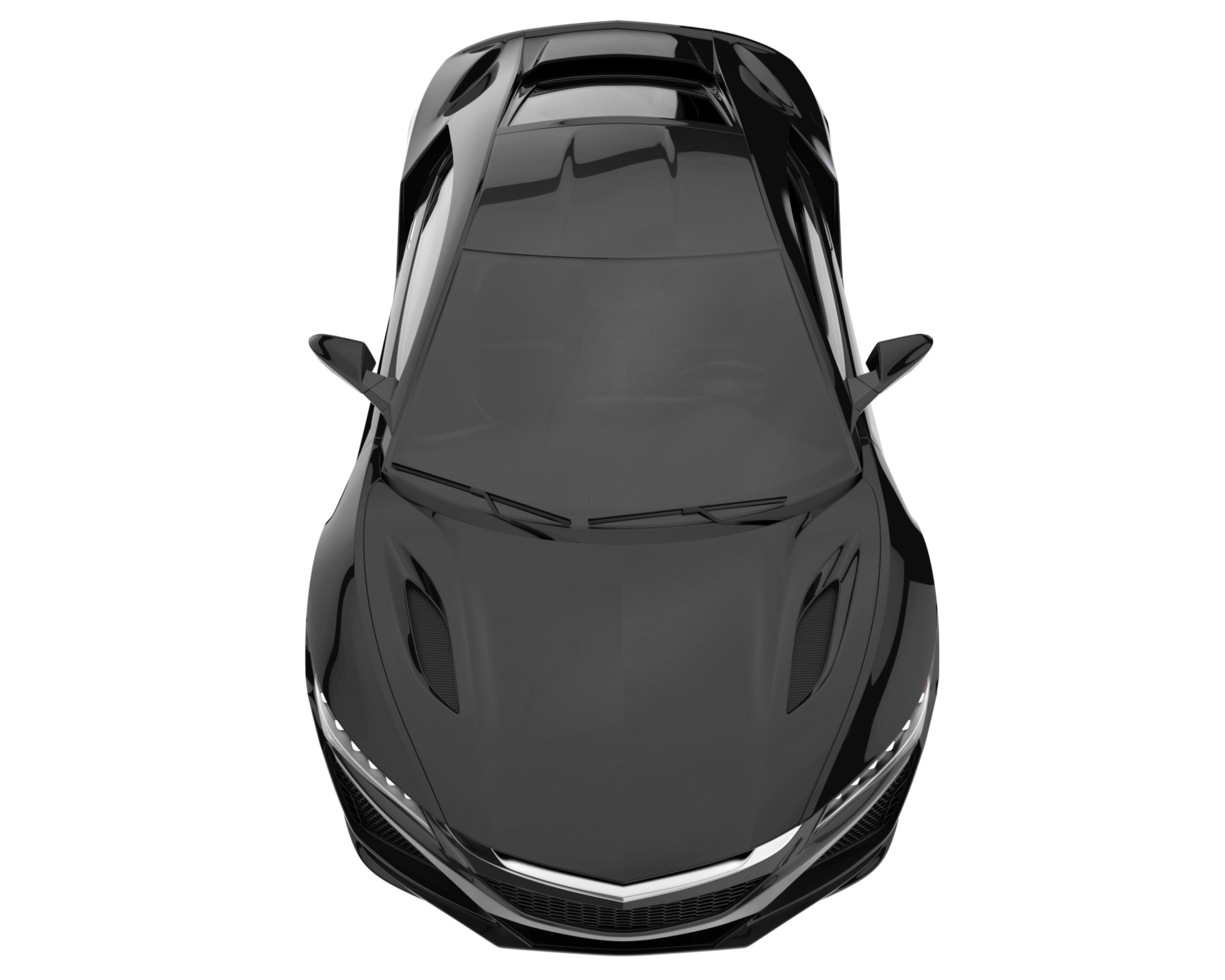 carro esporte isolado em fundo transparente. renderização 3D - ilustração png