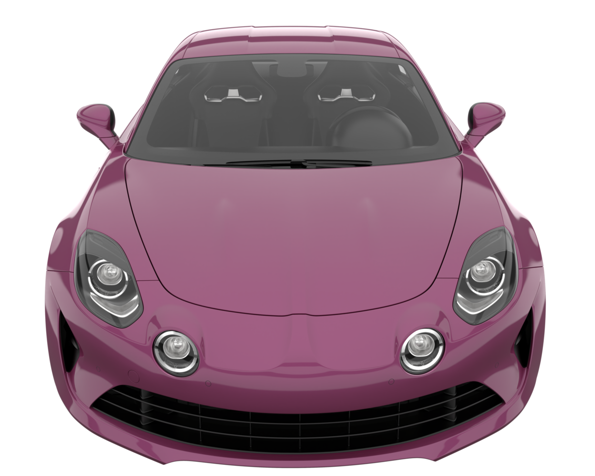 Sport car isolated on transparent background. 3d rendering - illustration png