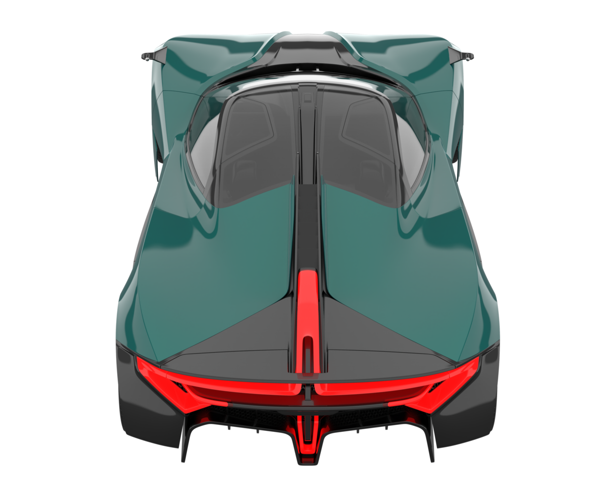 voiture de sport isolée sur fond transparent. rendu 3d - illustration png