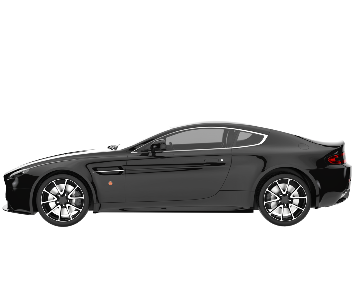 Sport car isolated on transparent background. 3d rendering - illustration png