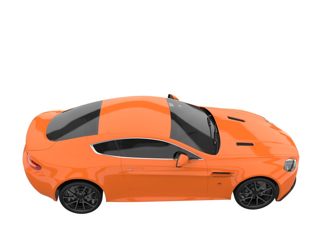 Sport car isolated on transparent background. 3d rendering - illustration png