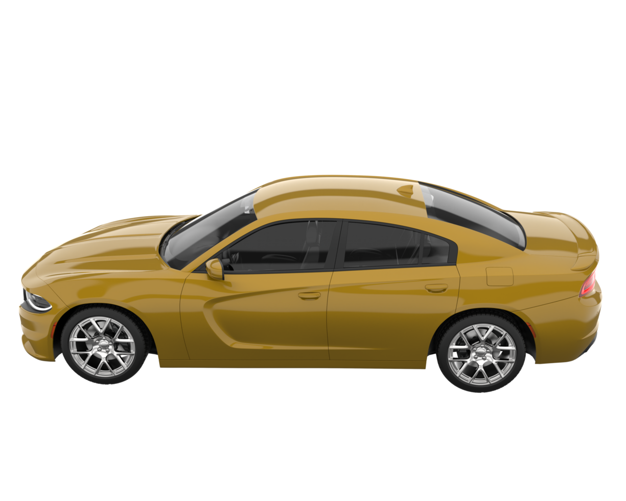 carro esporte isolado em fundo transparente. renderização 3D - ilustração png