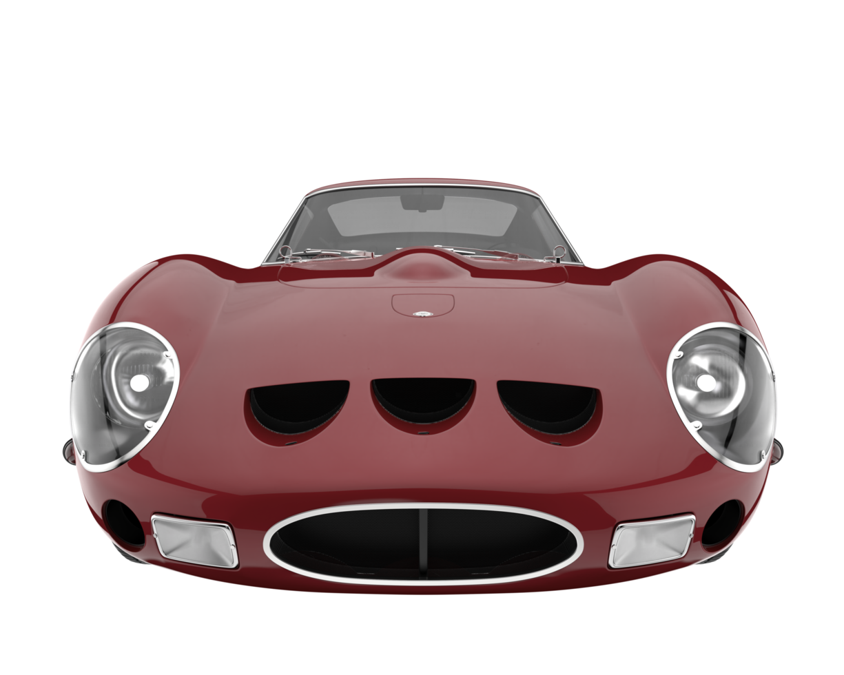 Sport car isolated on transparent background. 3d rendering - illustration png