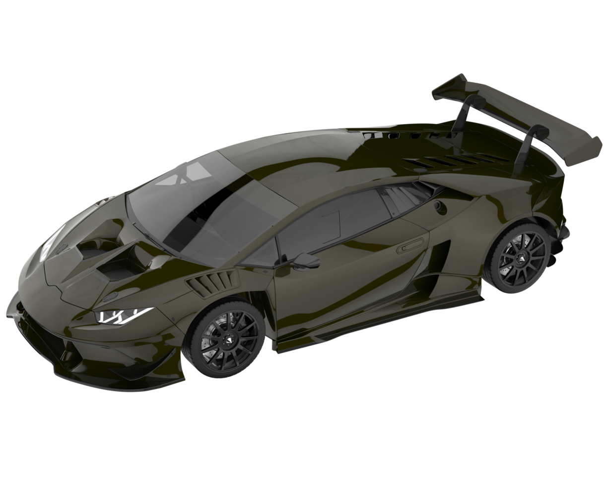 sport auto geïsoleerd Aan transparant achtergrond. 3d renderen - illustratie png