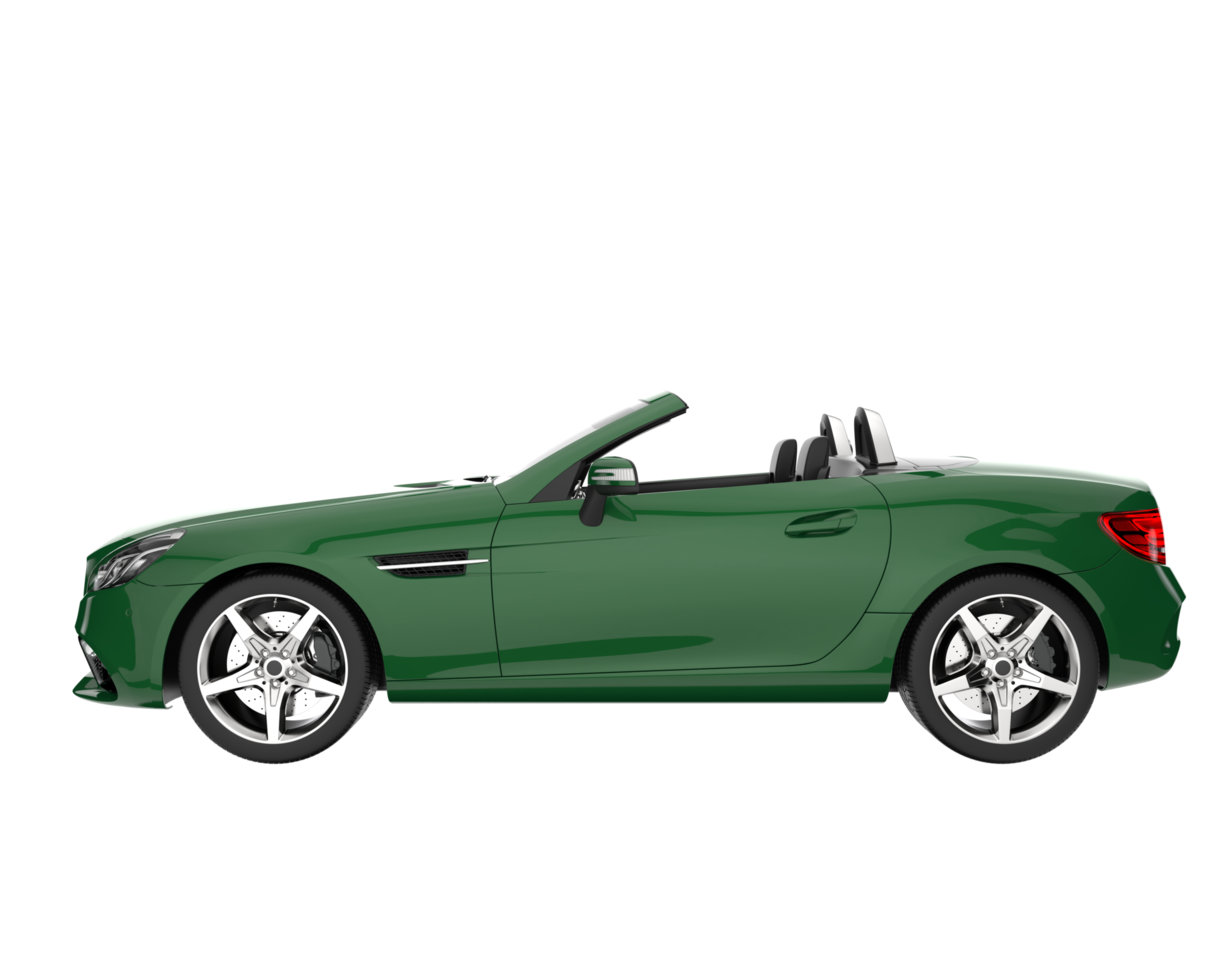 voiture de sport isolée sur fond transparent. rendu 3d - illustration png