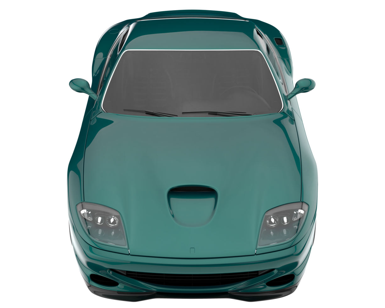 Sport car isolated on transparent background. 3d rendering - illustration png