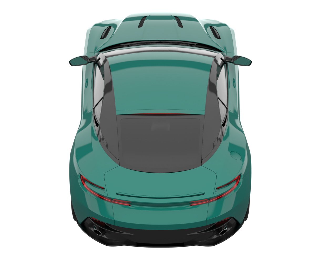 Sport car isolated on transparent background. 3d rendering - illustration png