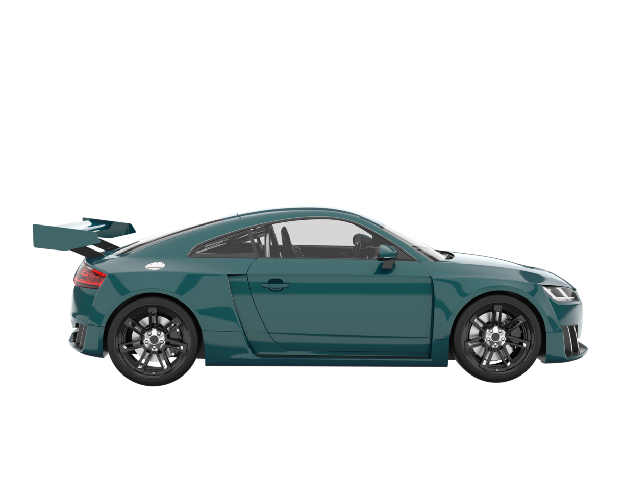 Sport car isolated on transparent background. 3d rendering - illustration png