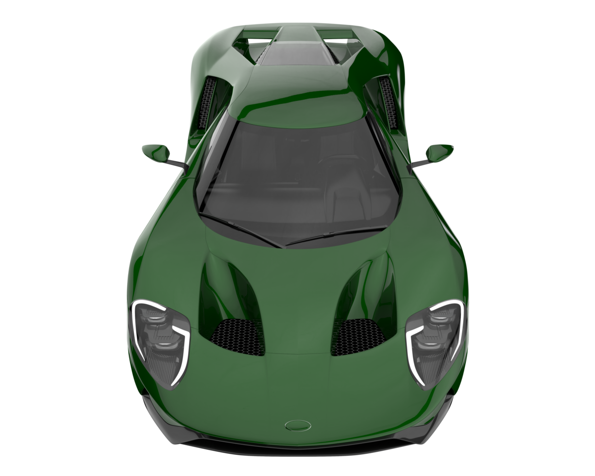 Sport car isolated on transparent background. 3d rendering - illustration png