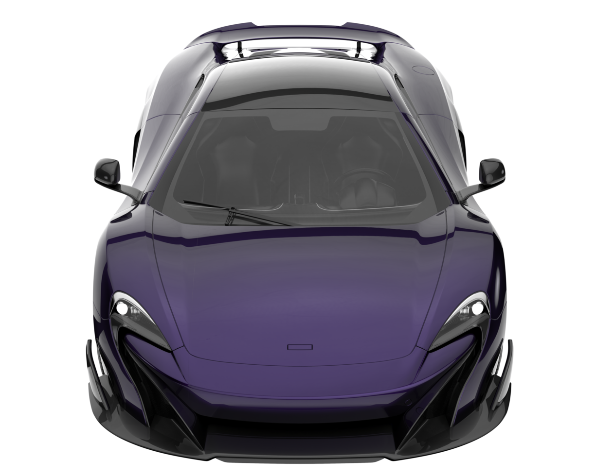 Sport car isolated on transparent background. 3d rendering - illustration png