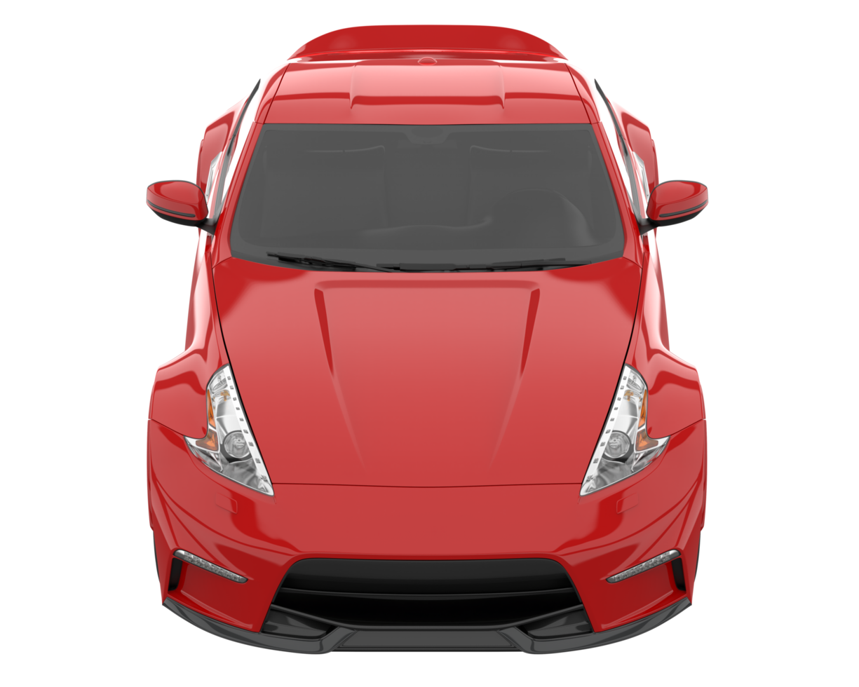 voiture de sport isolée sur fond transparent. rendu 3d - illustration png