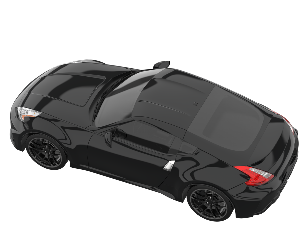 Sport car isolated on transparent background. 3d rendering - illustration png