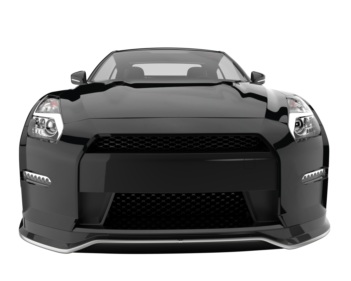 Sport car isolated on transparent background. 3d rendering - illustration png