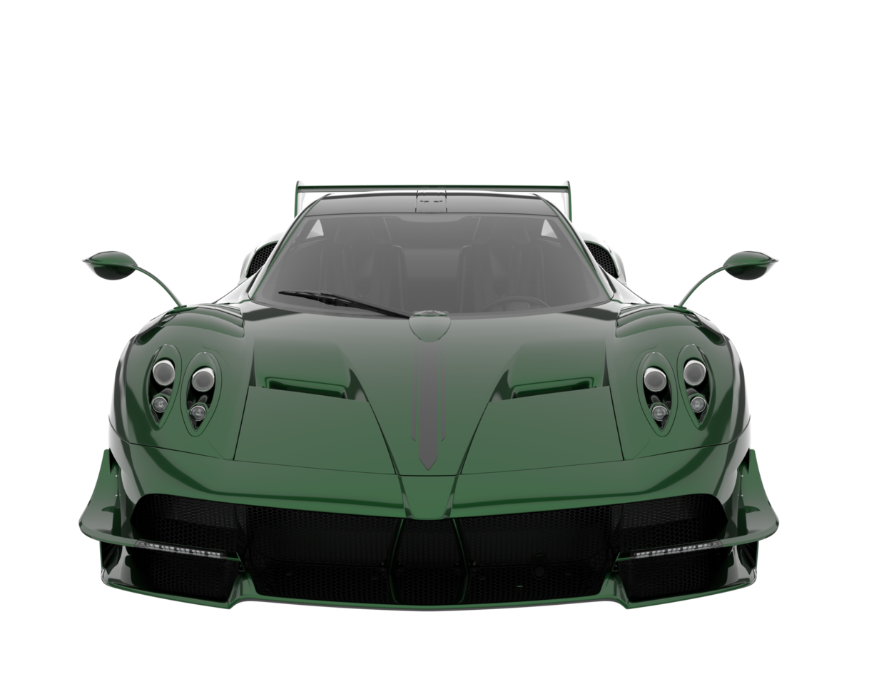 voiture de sport isolée sur fond transparent. rendu 3d - illustration png